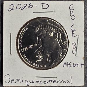 2026-D Half Dollar Semiquincentennial Coin